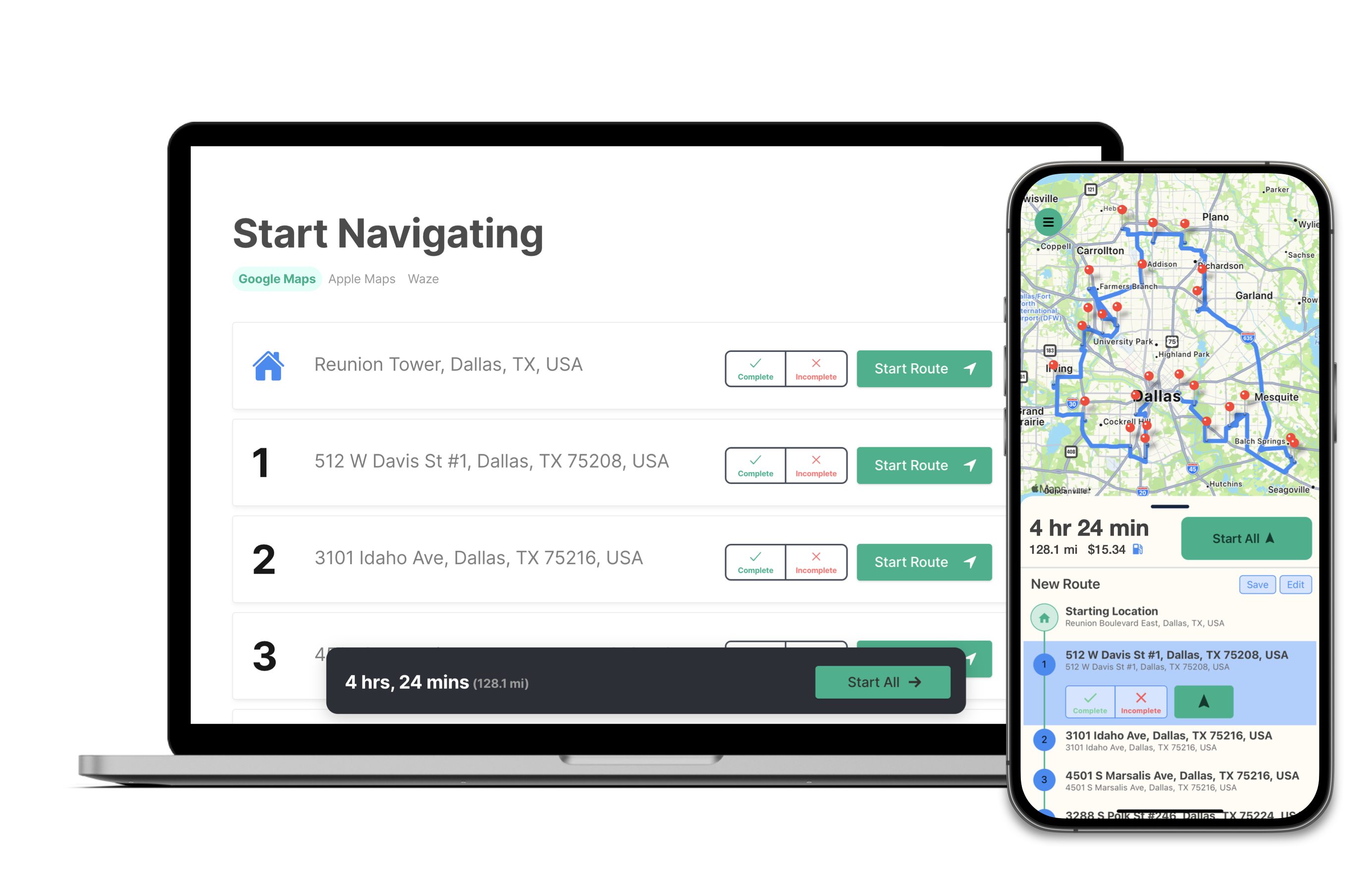 Routora route optimization for multiple stops